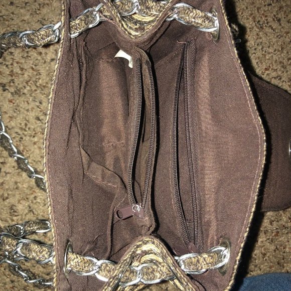 Paper Straw Small Purse Used - Picture 10 of 12